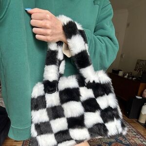 Checkered Purse